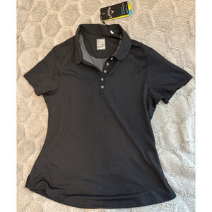 NWT Callaway womens Opti-dry short sleeve collared golf shirt. Medium. Upf50